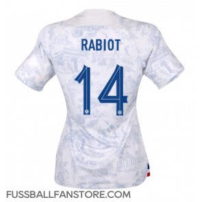 Frankreich Adrien Rabiot #14 Replik Auswärtstrikot Damen WM 2022 Kurzarm